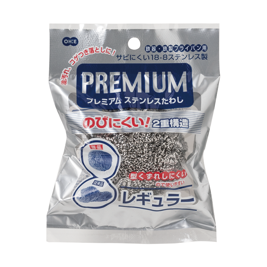 プレミアムステンレスたわし（レギュラー）
